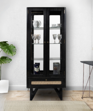 Cristaleira Milão com gaveta