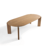 mesa Atlas, toda em madeira maciça de Jequitibá.